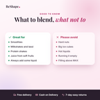 What to blend and what to avoid in the portable blender